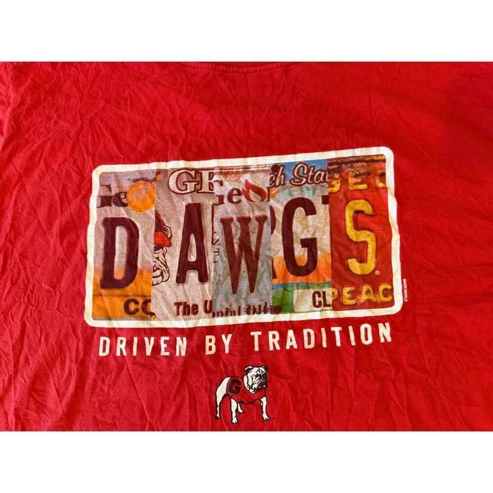 UNIVERSITY OF GEORGIA Dawgs Tee T-Shirt Collegiate Gameday 2XL XXL - Picture 4 of 6